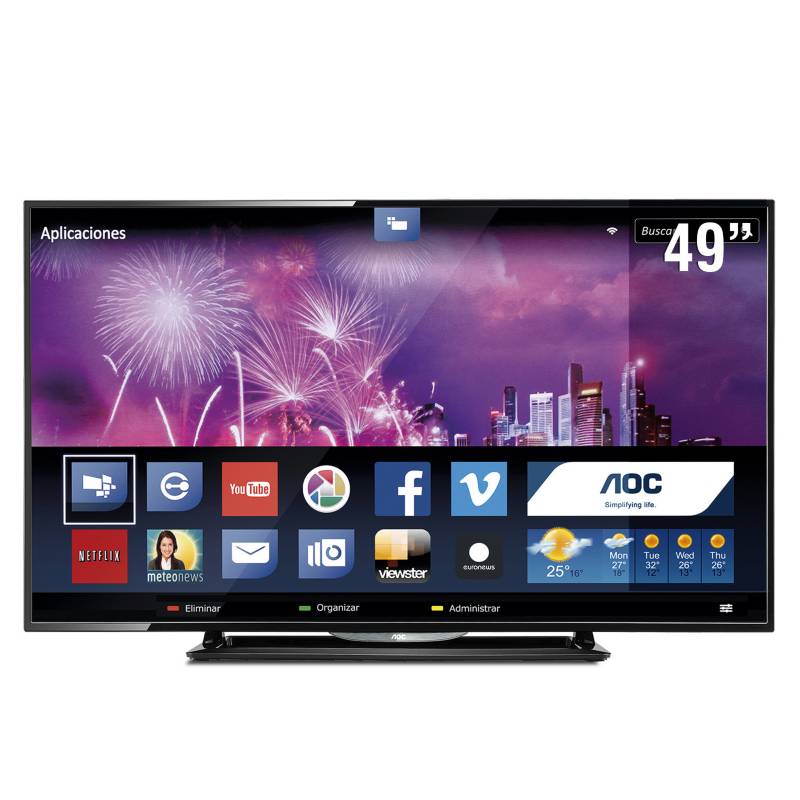 AOC - LED 49" FHD Smart TV LE49D5542