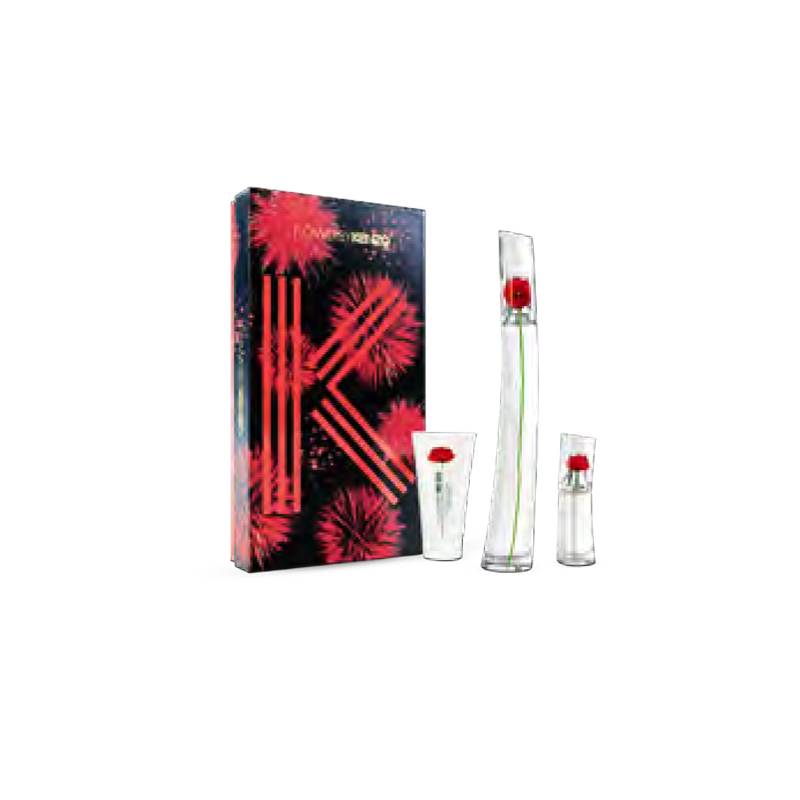 KENZO - Set incluye Flower By Kenzo 100 ml + Leche Corporal Hidratante 50 ml + 15 ml