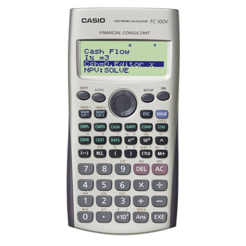 CASIO - Calculadora Financiera FC-100V 