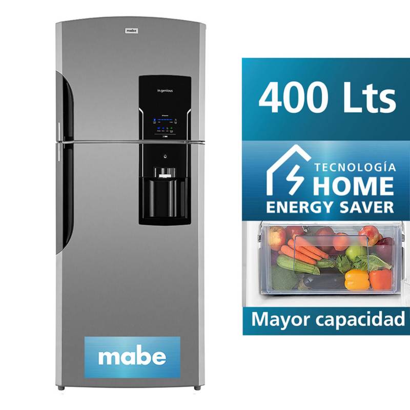 MABE - Mabe Refrigeradora RMS1540BPRX0 No Frost 400 Lt. Inox