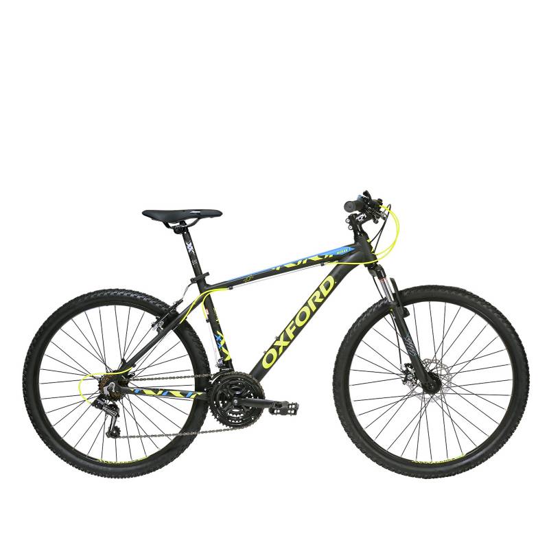 OXFORD - Bicicleta 27.5 Merak1 18v M Negro amarillo