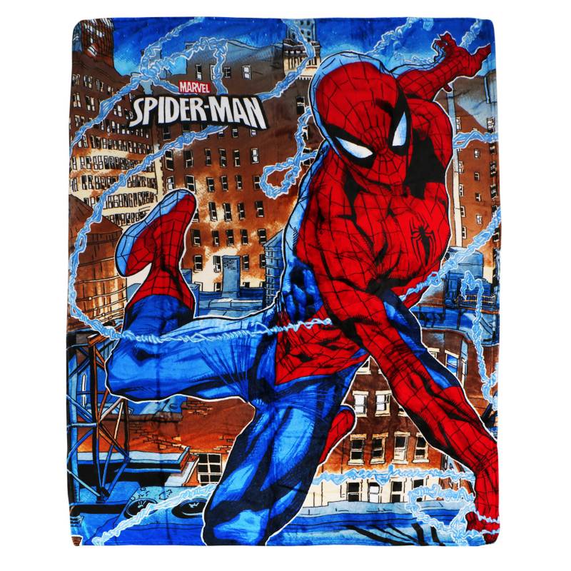 Unbekannt Manta para bebé 100 x 150 cm diseño de Spiderman 002