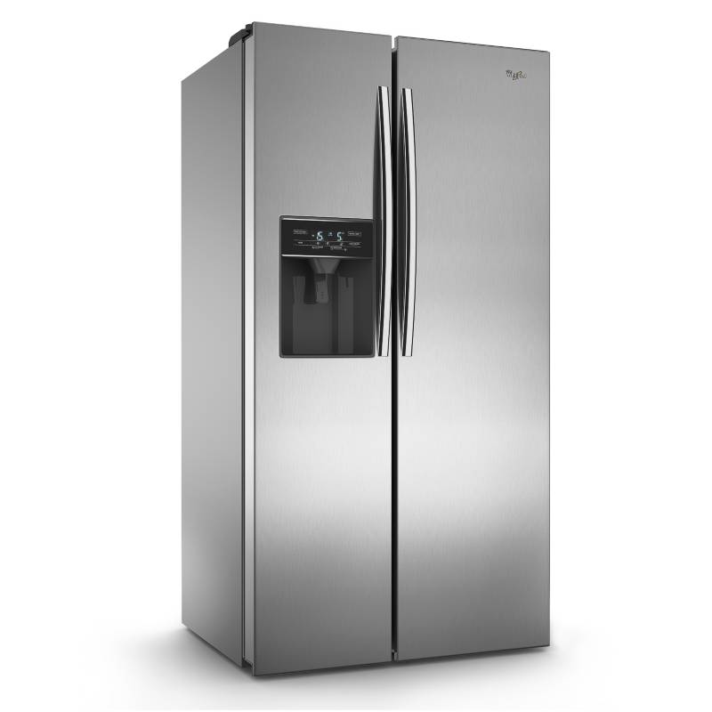 WHIRLPOOL - Refrigeradora Side by Side WRS49AKBPE 568 lt Titanium 