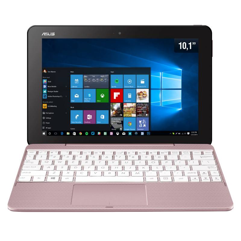 ASUS - Notebook 2 en 1 Atom RAM 4G  ROM 64G 10.1'' Golden Rose