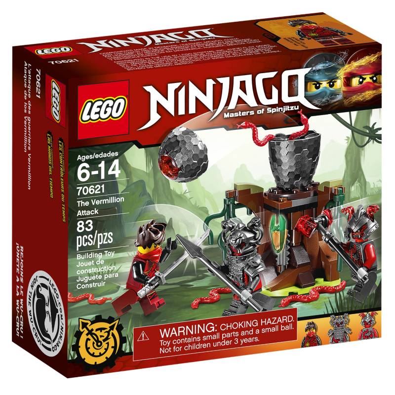 LEGO - Set Lego Ninjago Ataque de Vermillion