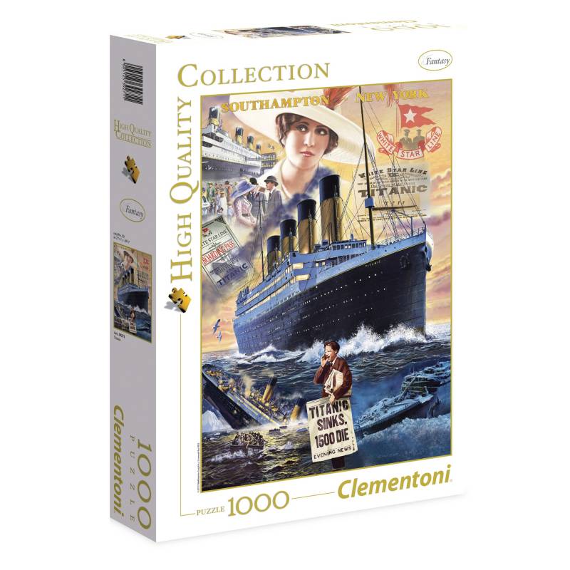 CLEMENTONI - Rompecabezas 1000 Titanic