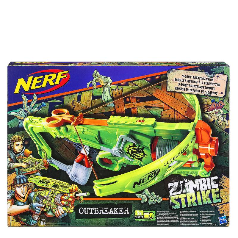 NERF - Lanzador Zombie Strike Outbreaker