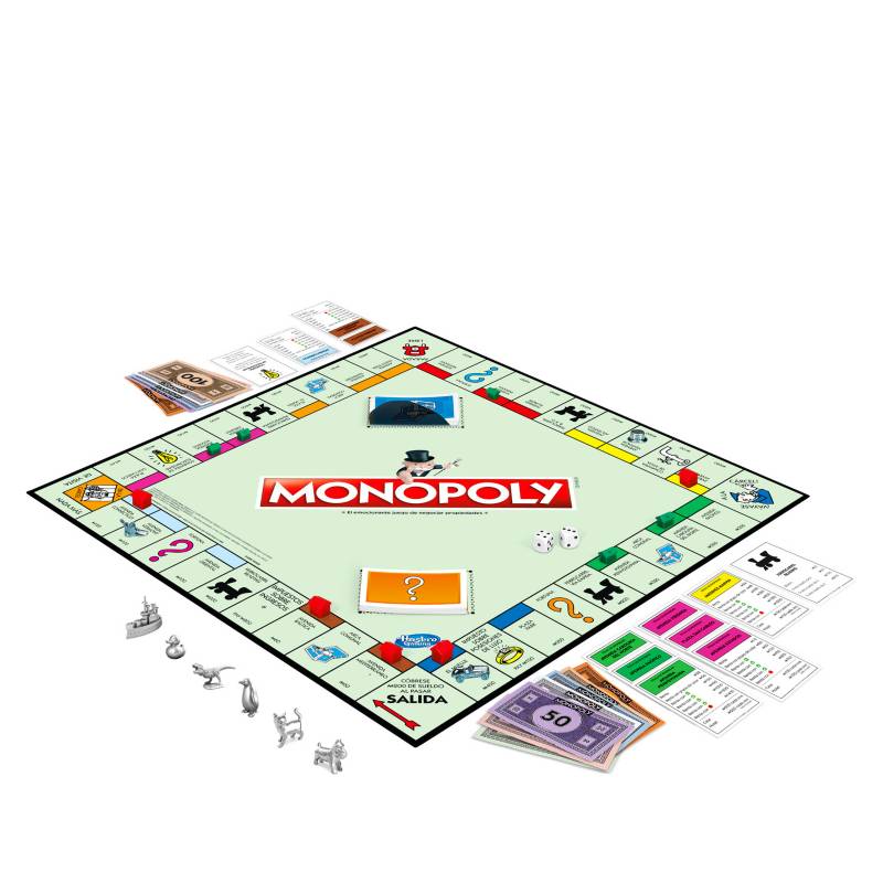 Monopoly Clásico Hasbro Games MONOPOLY