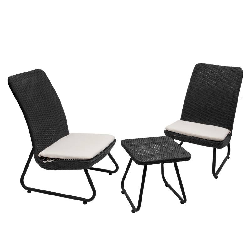 GARDEN DESIGN - Set de terraza Mesa + 2 sillas Negril