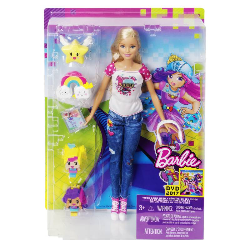 BARBIE - Muñeca Experta en Videojuegos Barbie en un Mundo de Videojuegos