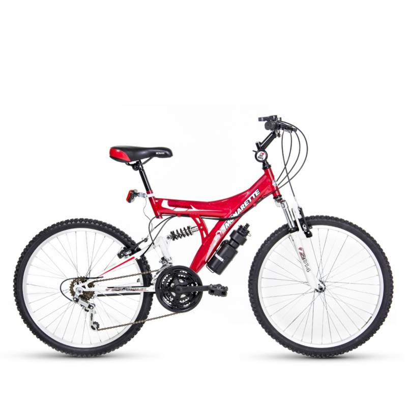 MONARETTE - Bicicleta Dakota Junior Aro 24" Blanco Rojo
