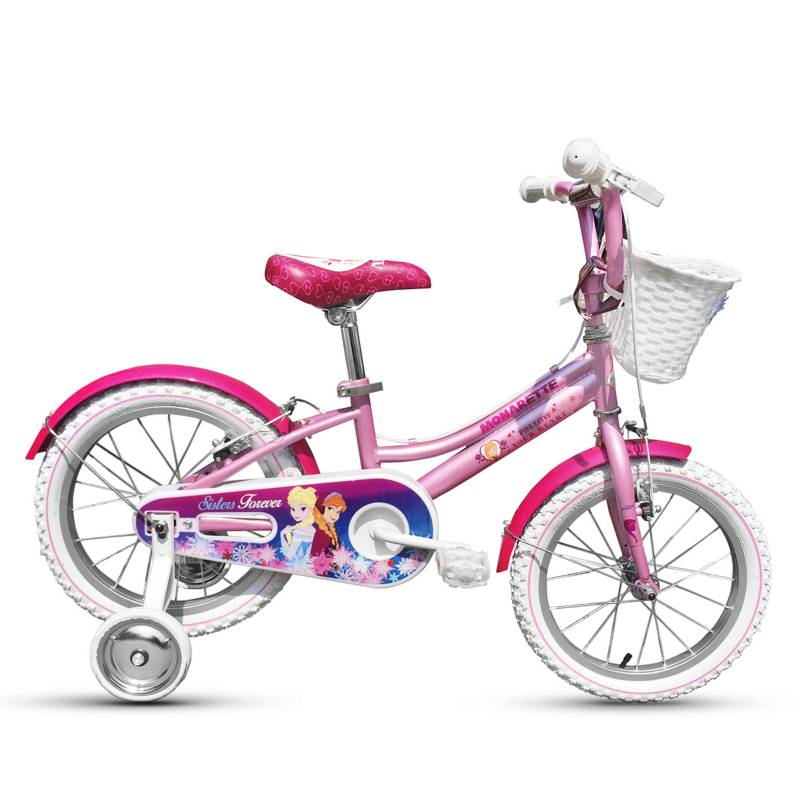 MONARETTE - Bicicleta Frozen Hermanitas Aro 16"