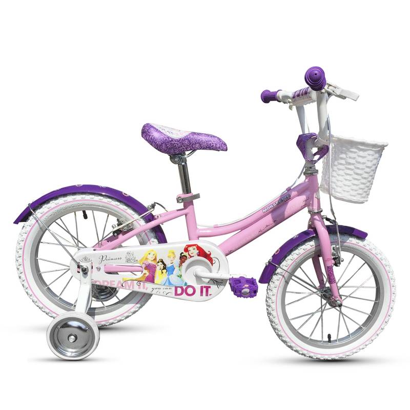 MONARETTE - Bicicleta Princesas Soñadoras Aro 16"