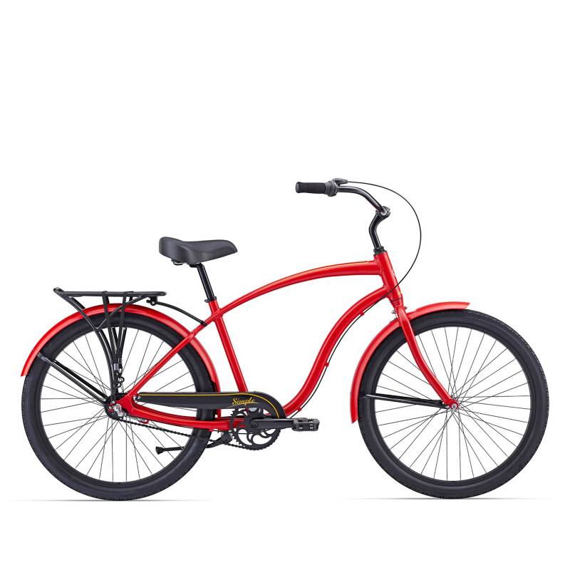 GIANT - Bicicleta Simple Three Aro 26" Talla Standar Rojo