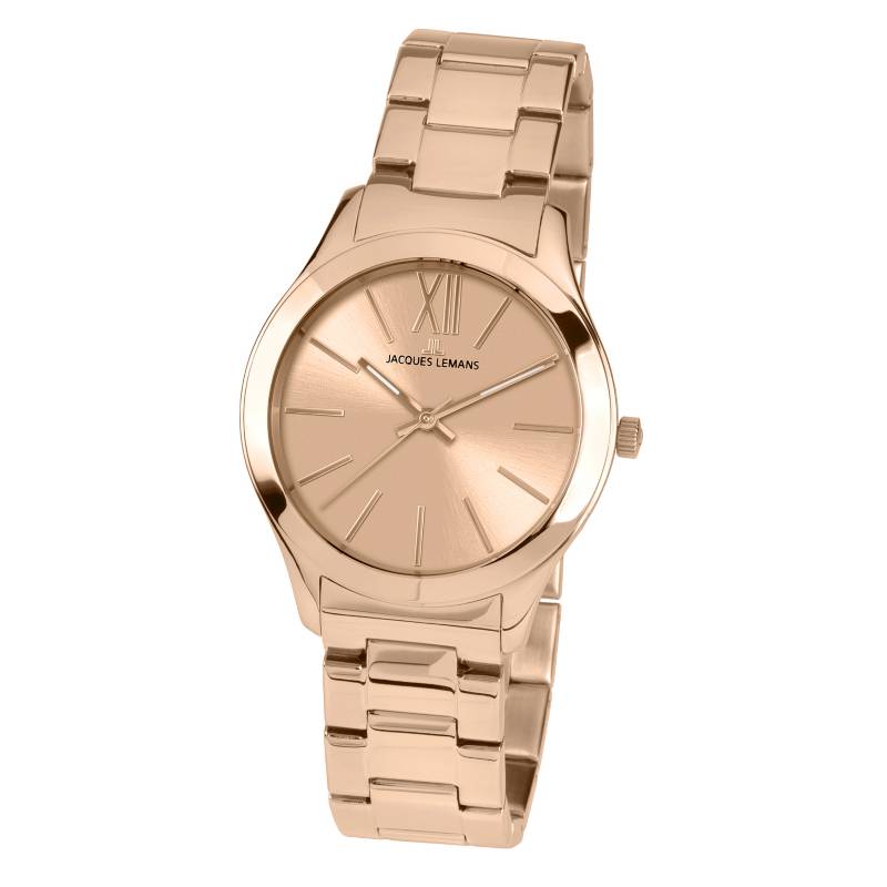 JACQUES LEMANS - Reloj Mujer 1-1840H Oro Rosa