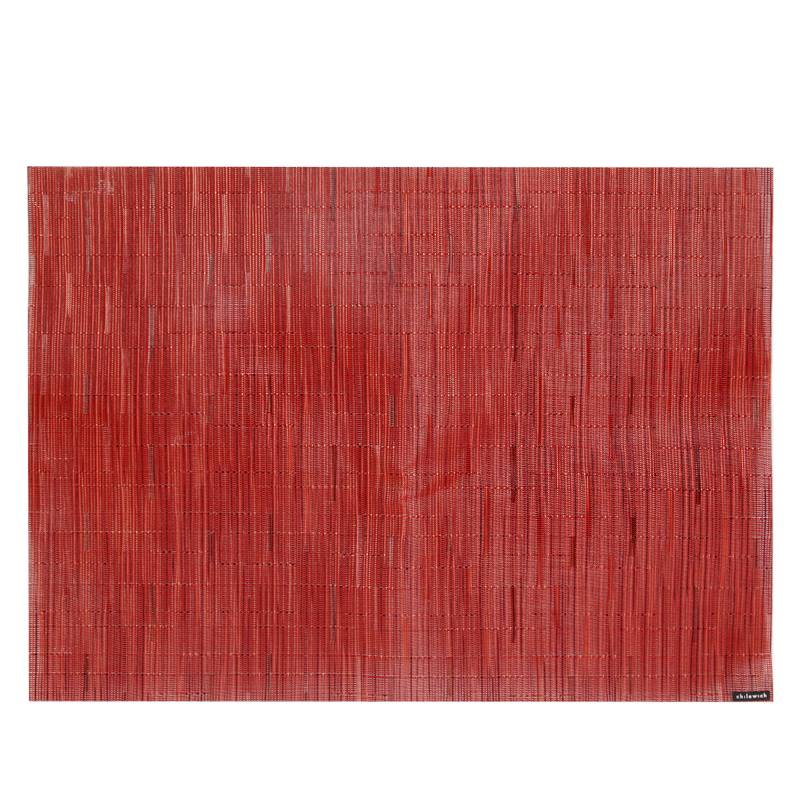 CHILEWICH - Individual Bamboo Cranberry 36 x 48 cm