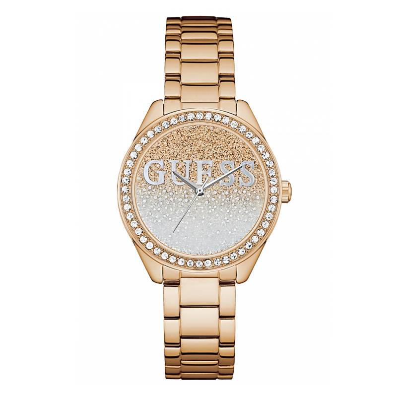 GUESS - Reloj Mujer Acero Inoxidable Oro Rosa 