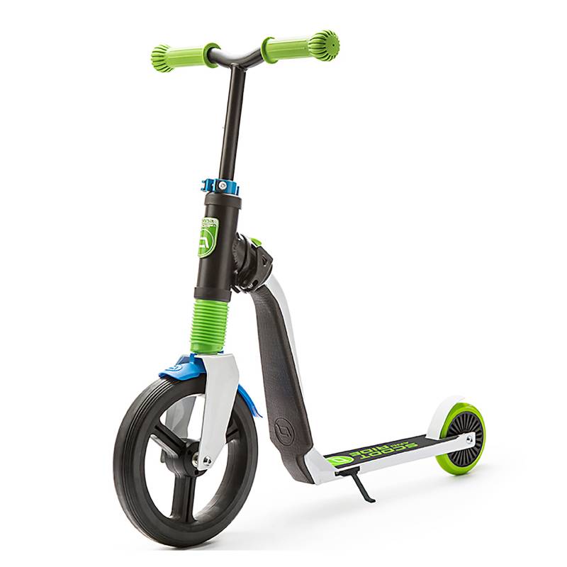 SCOOT & RIDE - Scooter-Bicicleta de Balance Highwayfreak Blanco con Verde y Azul