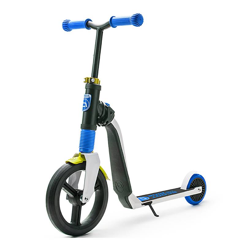 SCOOT & RIDE - Scooter-Bicicleta de Balance Highwayfreak Blanco con Azul y Amarillo