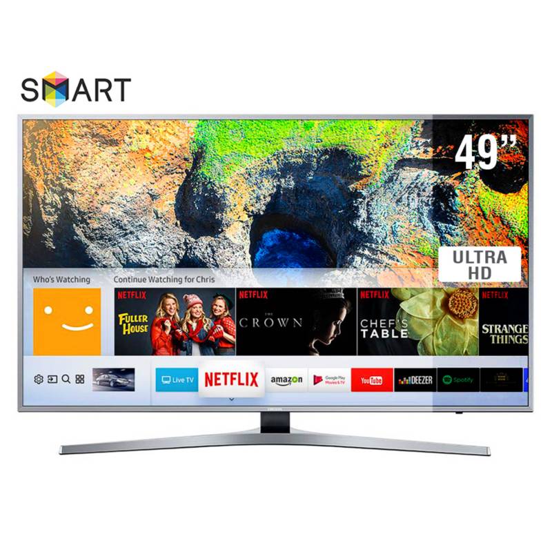 SAMSUNG - TV 49P UHD 4K Smart 49MU6400
