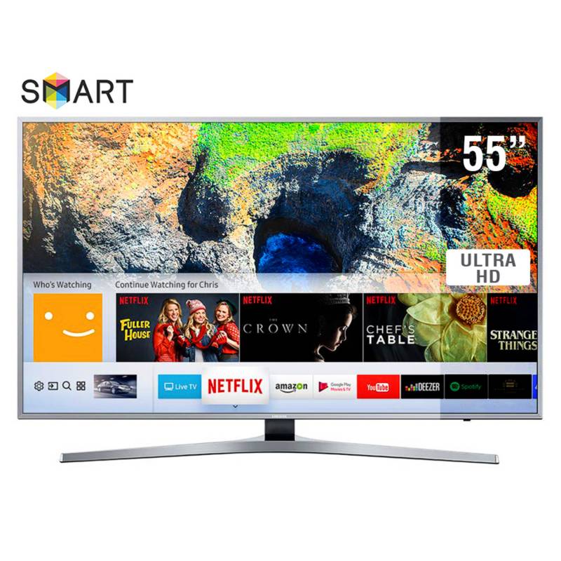 SAMSUNG - TV 55P UHD 4K Smart 55MU6400