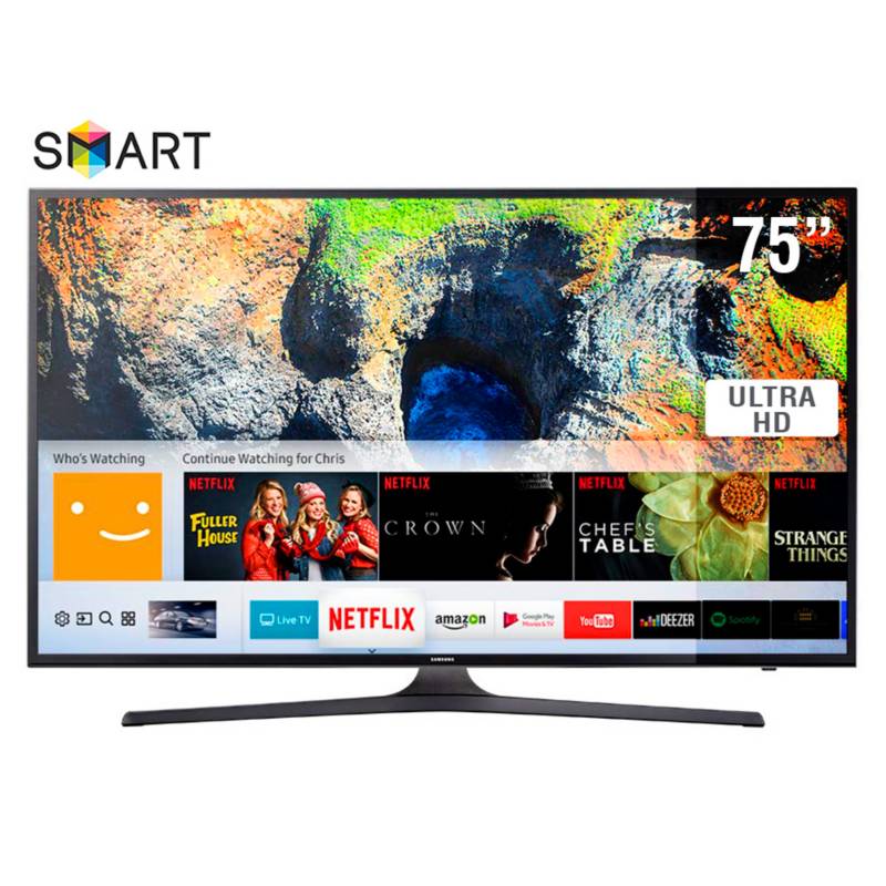 SAMSUNG - TV 75P UHD 4K Smart 75MU6100