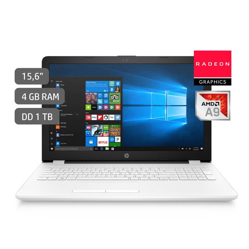 HP - HP Laptop 15-bw008la AMD A9-9420 1 TB HDD 4 GB  AMD Radeon 520 (2GB)
