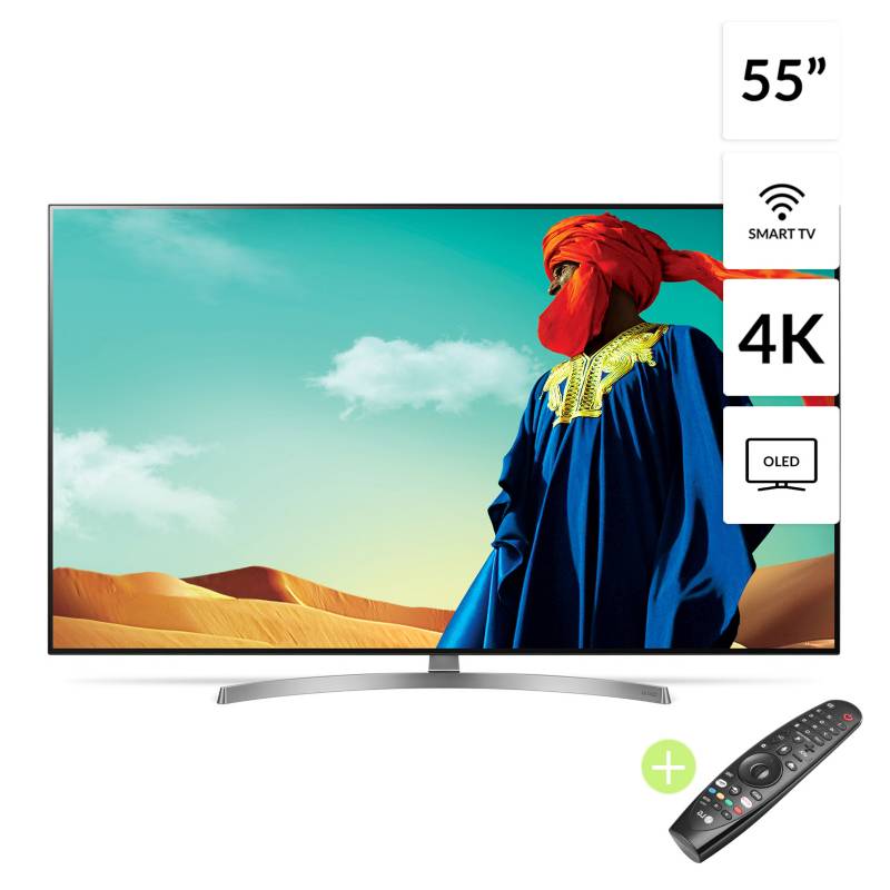 LG - Televisor 55" OLED 4K Ultra HD Smart TV OLED55B7P