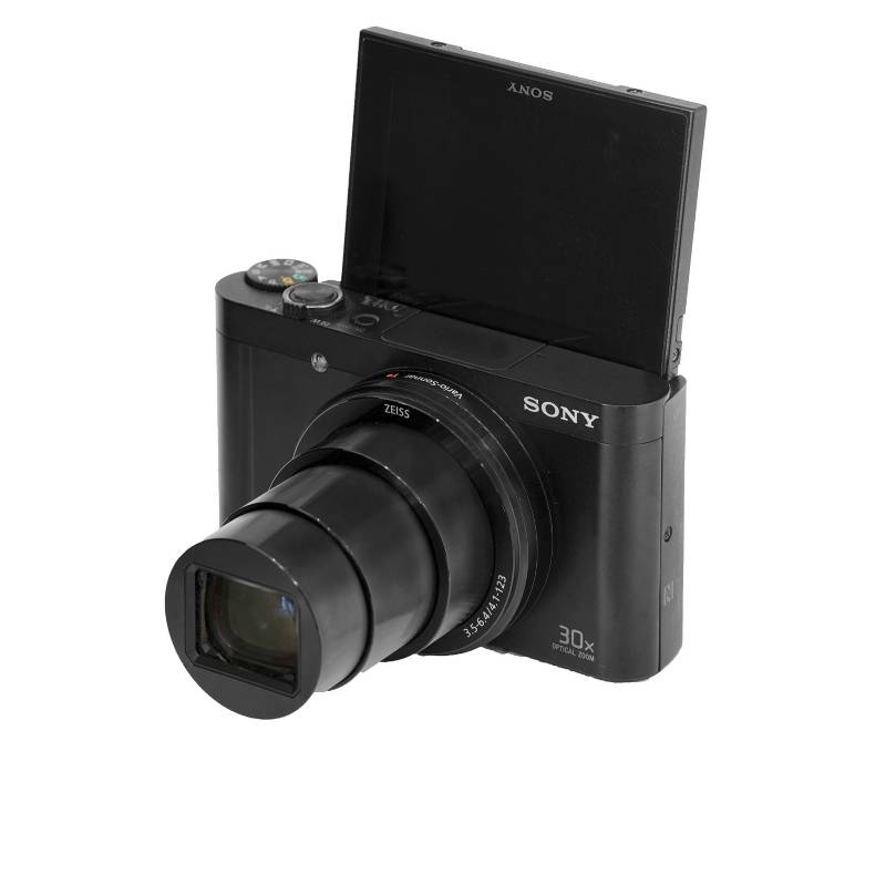 SONY - Cámara Digital Cybershot DSC-WX500 de 18.2 MP con Zoom 30X/Video Full HD/WiFi/Lente Zeiss