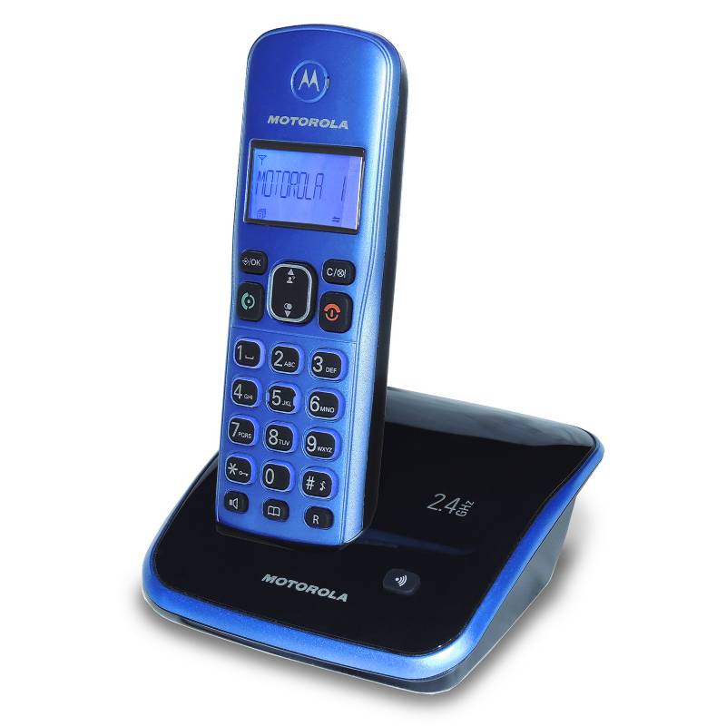 MOTOROLA - Teléfono AURI3520A 2.4GHZ Azul