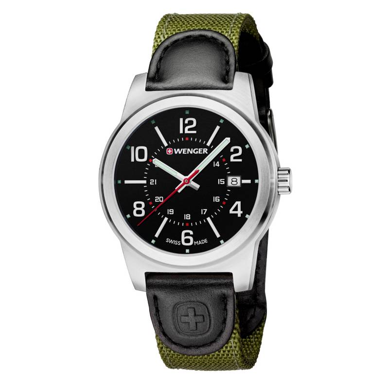 WENGER  - Reloj Hombre Nylon Verde - Field Gear 