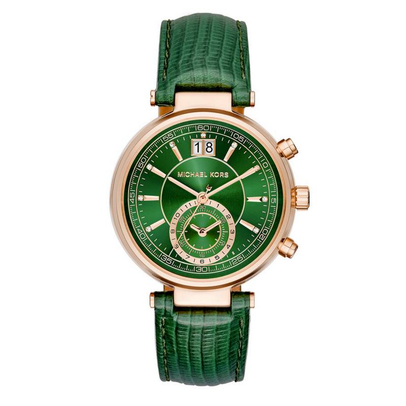 MICHAEL KORS - Reloj Mujer Cuero Verde 