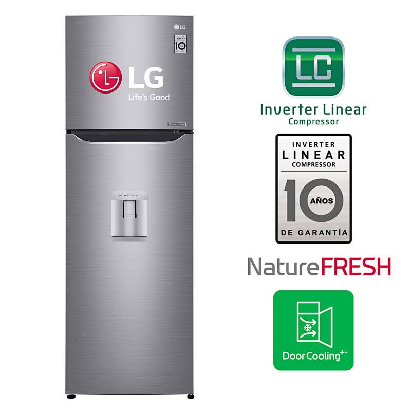 LG - Refrigerador Invert Linear Compressor LT32WPP 312 Lt Inox