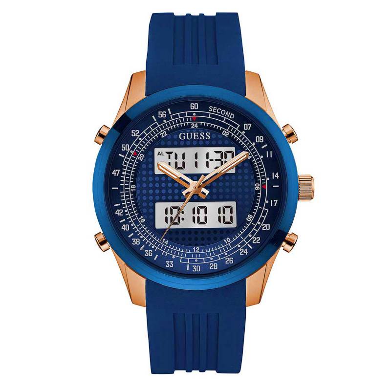 GUESS - Reloj Hombre Resina Azul 