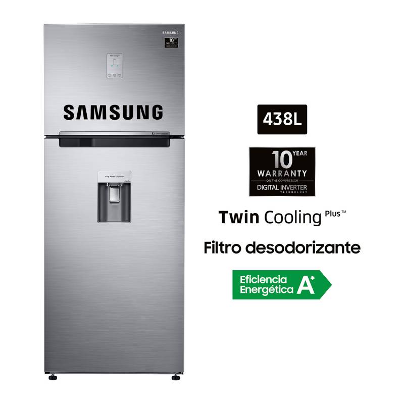 SAMSUNG - Refrigerador RT43K6630S8/PE 453 Lt Silver