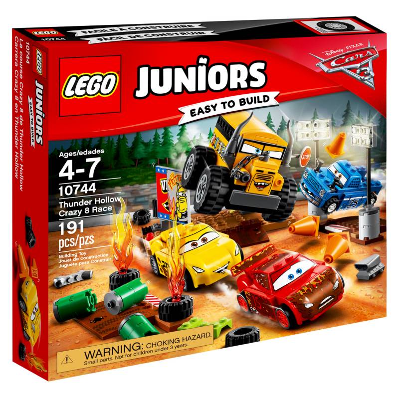 LEGO - Set Juniors - Carrera Crazy 8 en Thunder Hollow