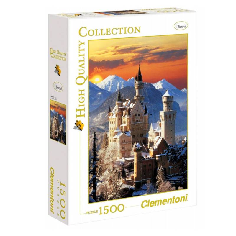 CLEMENTONI - Rompecabezas 1500 Pzas: Castillo de Neuschwanstein