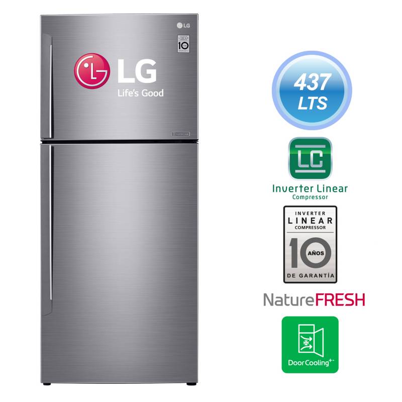LG - LG Refrigeradora LT41BGP 437 Lt Silver