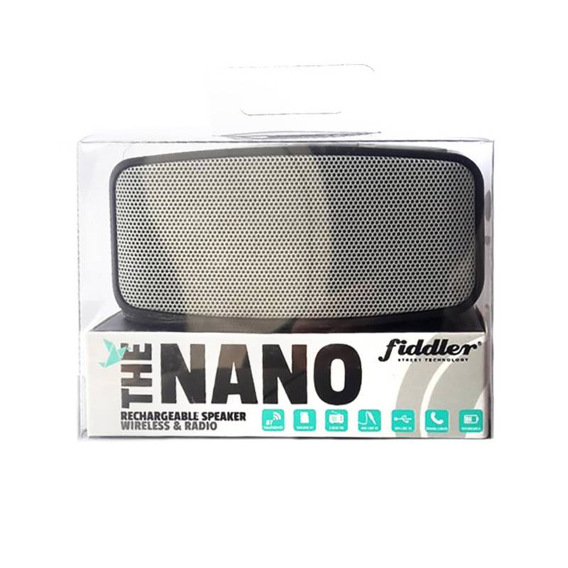 FIDDLER - Parlante Bluetooth Negro/Gris