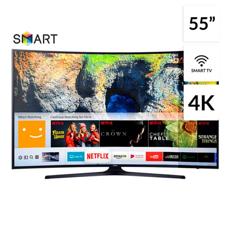 SAMSUNG - Televisor 55" 4K Ultra HD Smart TV UN55MU6303GXPE