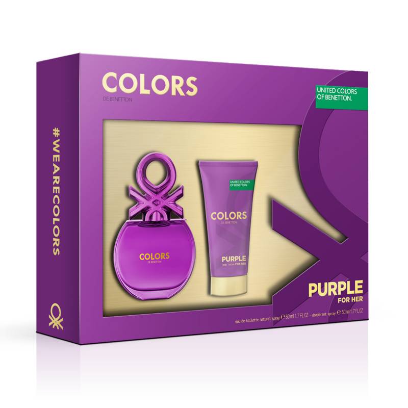 BENETTON - Fragancia Mujer Benetton Colors Purple 50 + Bl 50