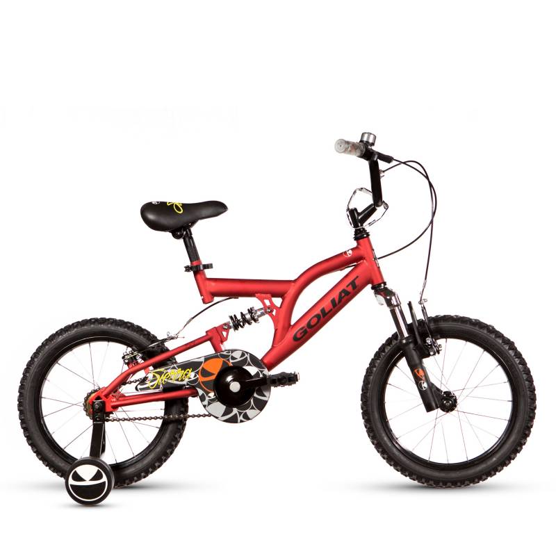 GOLIAT - Bicicleta Infantil Niño Sierra Rojo - Aro 16 