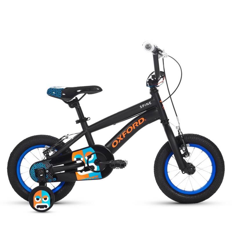 OXFORD - Bicicleta Infantil Niño Spine Negro/Azul - Aro 12 