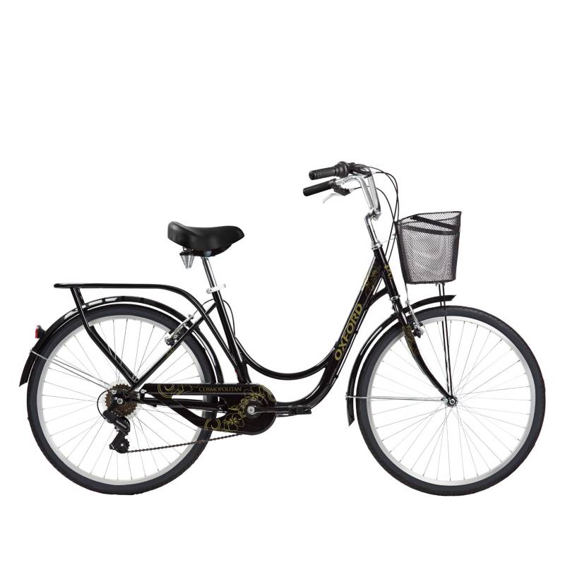 OXFORD - Bicicleta Mujer Cosmopolitan BP2630 Negra Aro 26