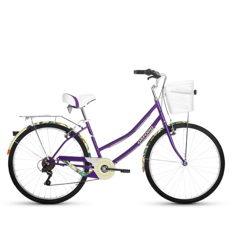 OXFORD - Bicicleta Mujer Paseo Cyclotour S Lila/Morado - Aro 26 