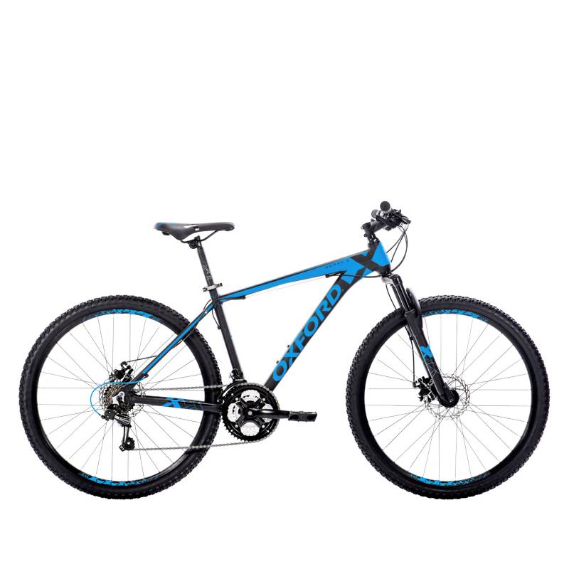 OXFORD - Bicicleta Hombre Montaña Merak 1 S Negro/Azul - Aro 27.5