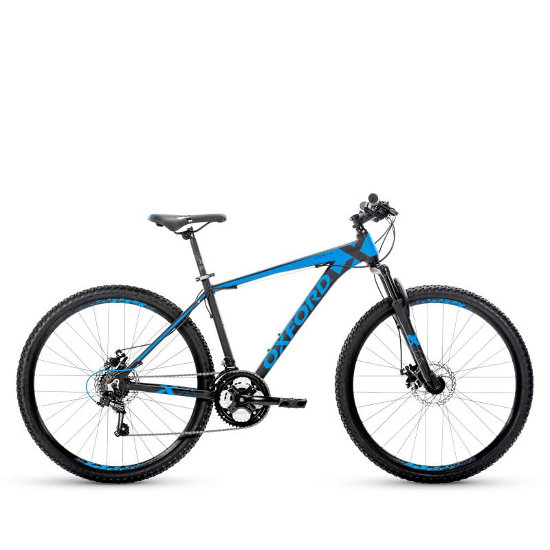 OXFORD - Bicicleta Hombre Montaña Merak 1 M Negro/Azul - Aro 27.5