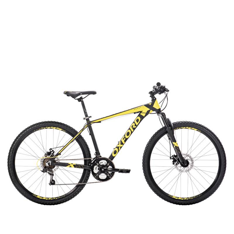 OXFORD - Bicicleta Hombre Montaña Merak 1 M Negro/Amarillo - Aro 27.5 