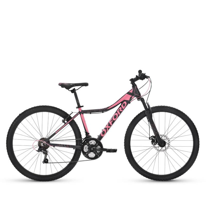 OXFORD - Bicicleta Mujer Montañera Venus 1 M Negro/Rosado - Aro 27.5 