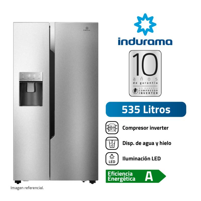 INDURAMA - Refrigeradora 535 lt RI-799DH Silver